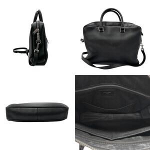 Saint Laurent Shoulder Black Leather Bag Sac de Jour